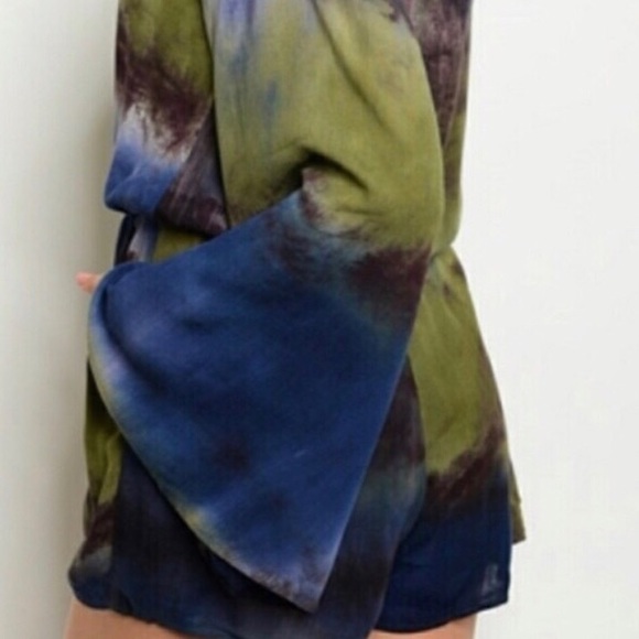 NWT Darling & Flattering Tie Dye Quality Romper - Picture 4 of 7